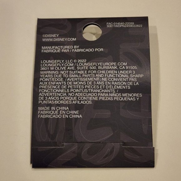 Loungefly Disney Minnie Mouse Glitter Tumbler Pin Sparkling Rose Gold Drink NEW - Picture 3 of 11